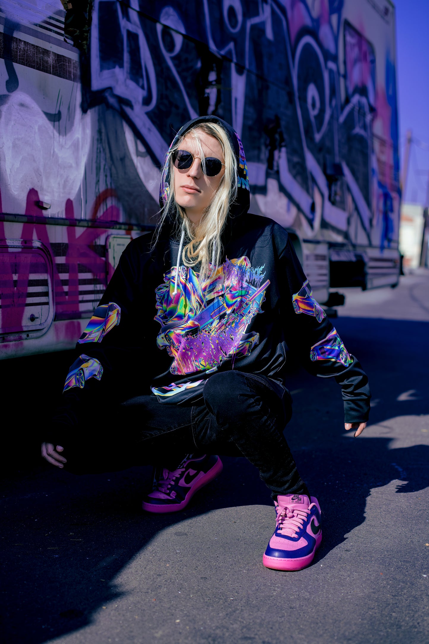 ESCAPE AOP HOODIE hoodie by DISSOVERSE — view 6