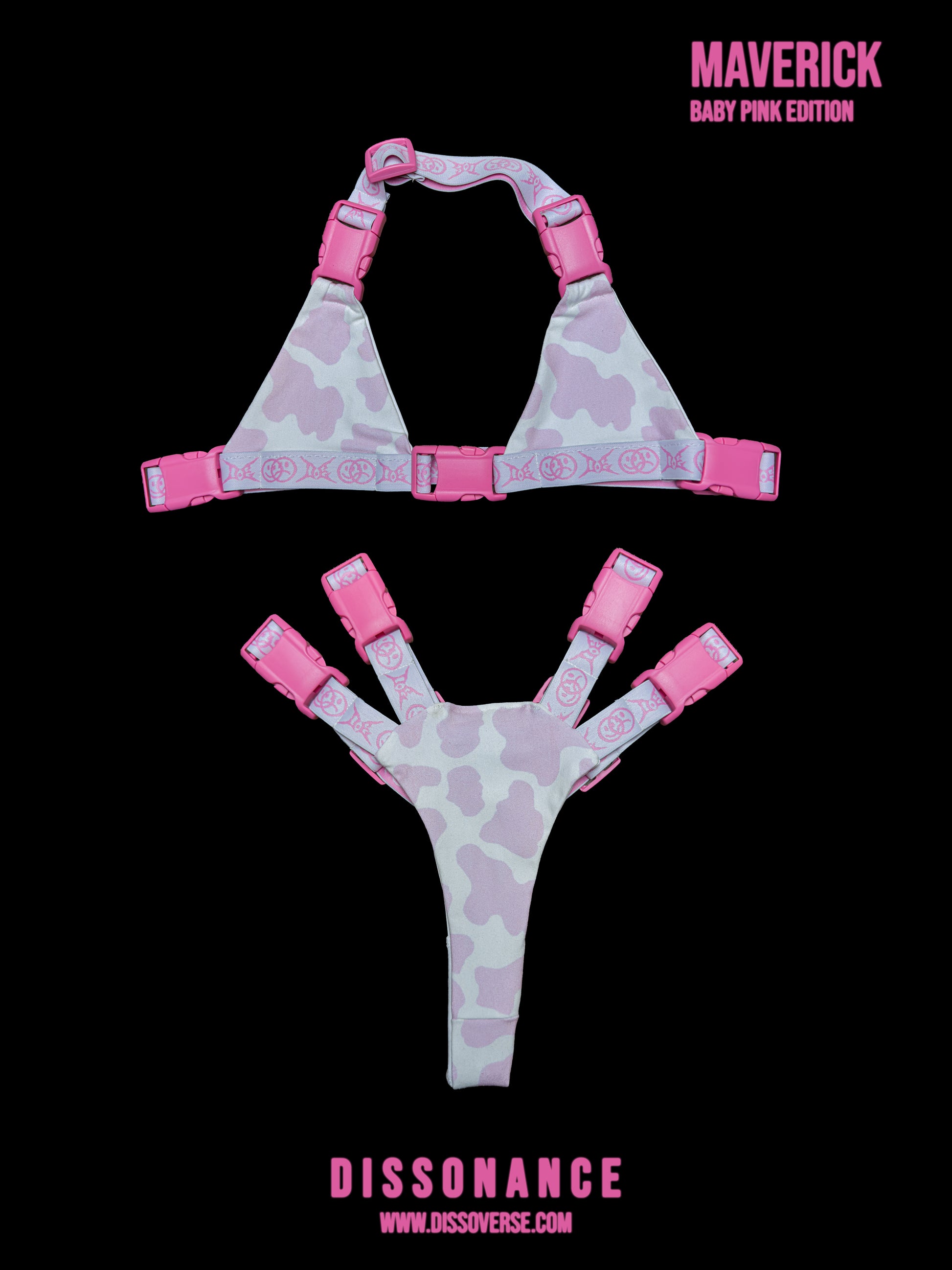 COW [MAVERICK: BABY PINK EDITION] (made to order) lingerie by DISSOVERSE