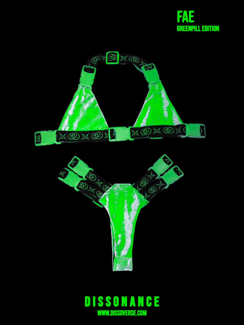 FAE: GREENPILL EDITION (made to order) lingerie by DISSOVERSE
