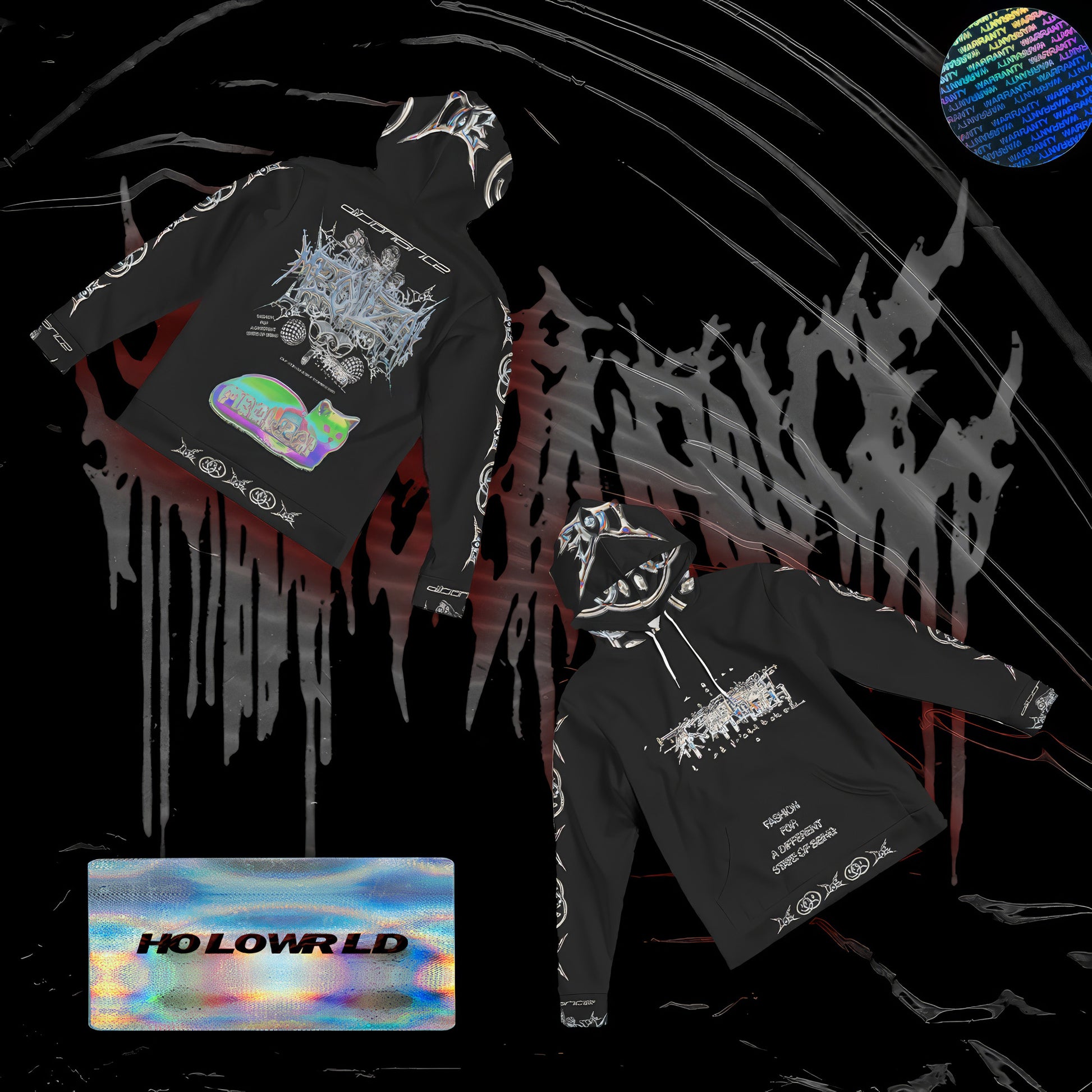 HOLOWRLD AOP HOODIE hoodie by DISSOVERSE