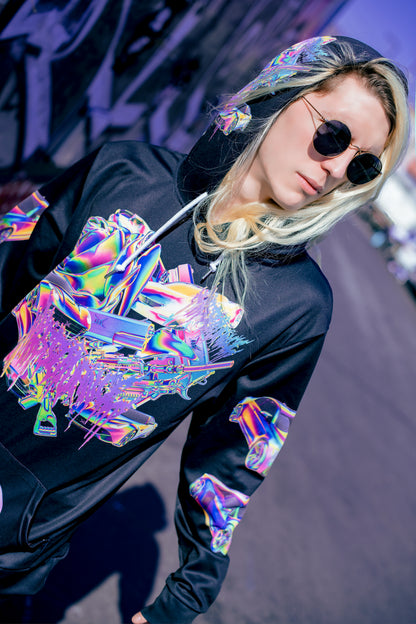 ESCAPE AOP HOODIE hoodie by DISSOVERSE — view 2