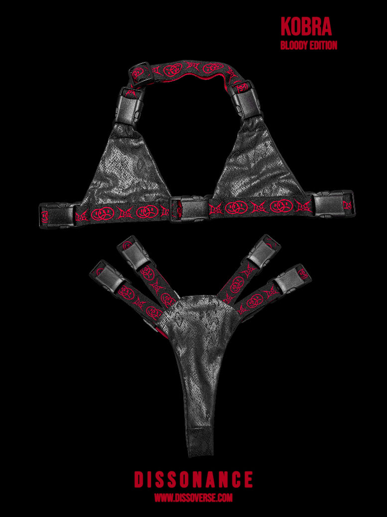 KOBRA: BLOODY EDITION (made to order) lingerie by DISSOVERSE