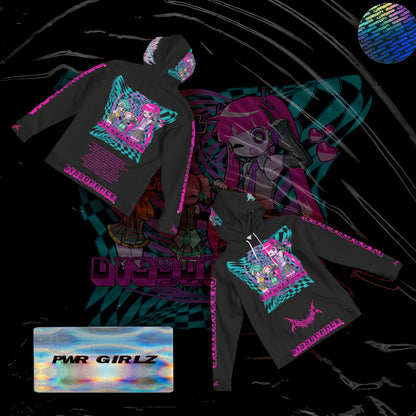 PWR GIRLZ AOP HOODIE hoodie by DISSOVERSE — view 3