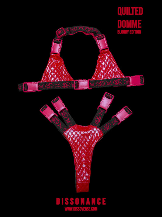 QUILTED DOMME: BLOODY EDITION (made to order)