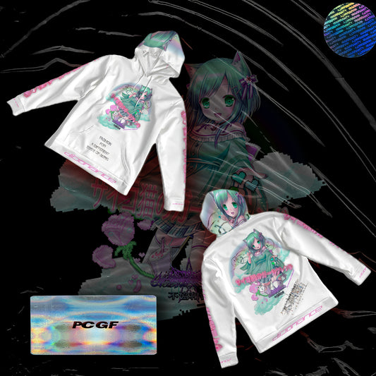 サイコ猫のガールフレンド AOP HOODIE